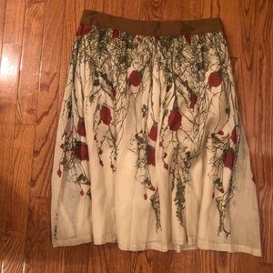 Anthropologie Dresses - Anthropologie Sz 6 Rose Organza Skirt by Viola Anthropologie Dresses - Anthropologie Sz 6 Rose Organza Skirt by Viola